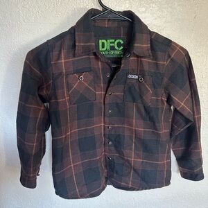 Dixxon Youth Plaid Flannel Shirt Small YOUTH DIVISION